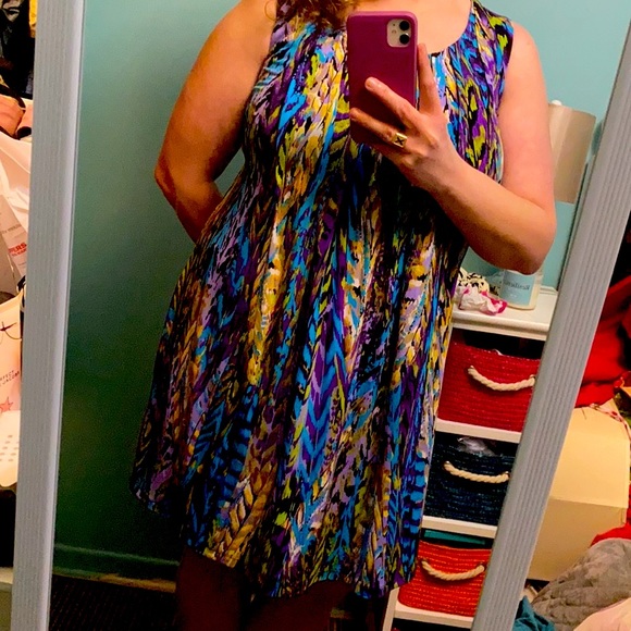 Ronni Nicole Funky Pattern Dress - Picture 2 of 6